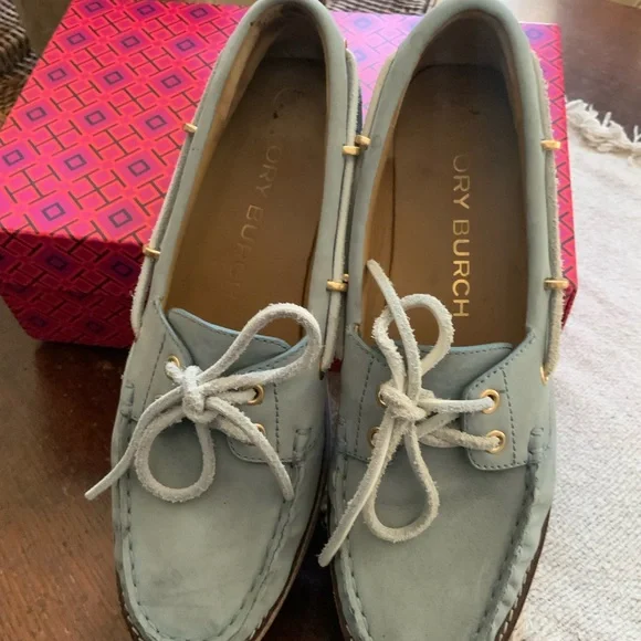 TORY BURCH ‘Joey Flat Form ‘ Boat shoes Size 8 - Picture 3 of 8